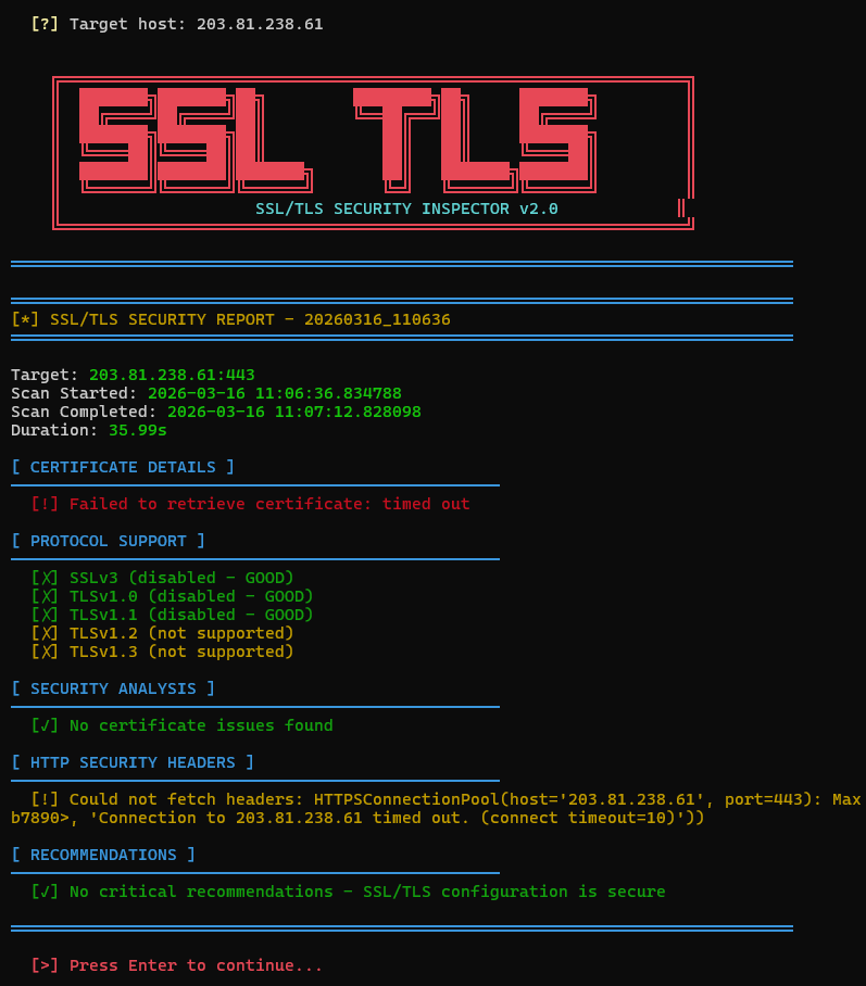 SSL Scanner